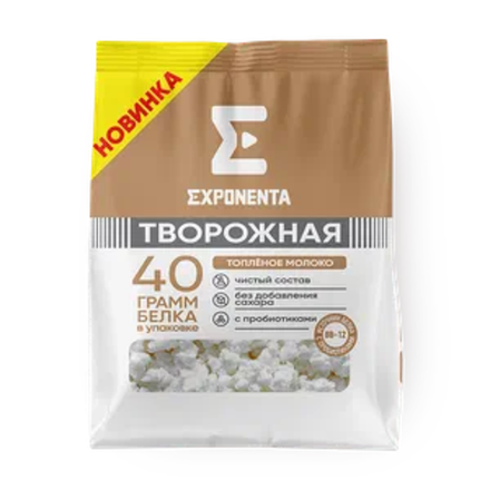 Творожная Exponenta топленое молоко 250 гр