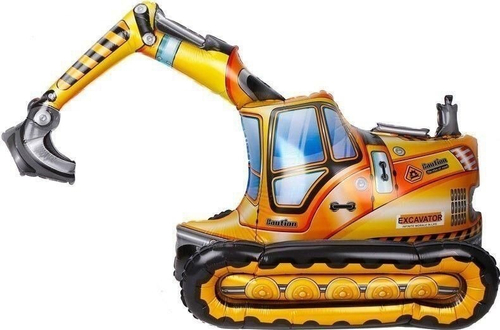 Шар фигура Экскаватор 142 см Воздух