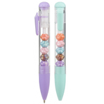 Ручка шариковая, автоматическая, Basir, синие чернила, серия "Лапки", с подвижными фигурками в корпусе, 36 шт