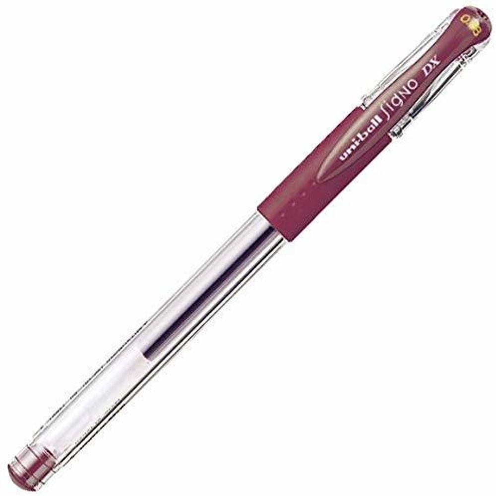 Гелевая ручка Uni-ball Signo DX 0.38 Bordeaux Black