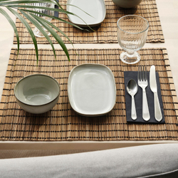 IKEA GLADELIG  (ИКЕА ГЛАДЕЛИГ)  -  Тарелка, серая, 20x13 см