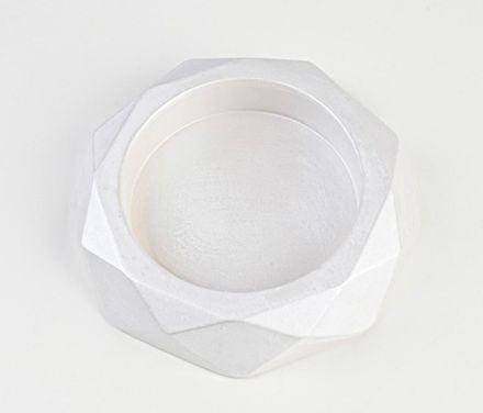 Подсвечник "Грани", 2,3х10 см, перламутр