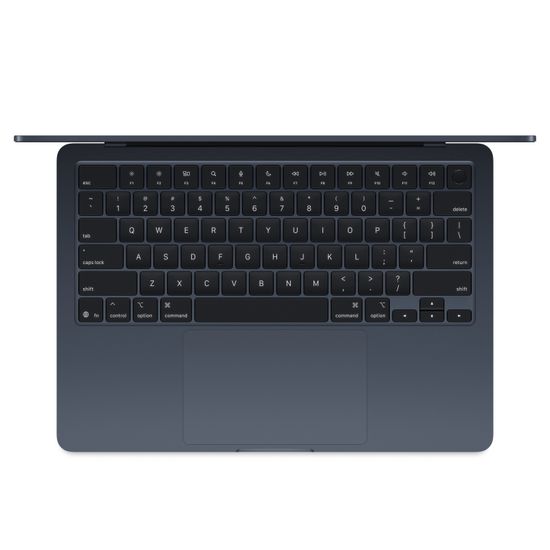 Apple MacBook Air 13" (M4, 10C CPU/10C GPU, 2025), 24 ГБ, 1 ТБ SSD, «полуночный черный»