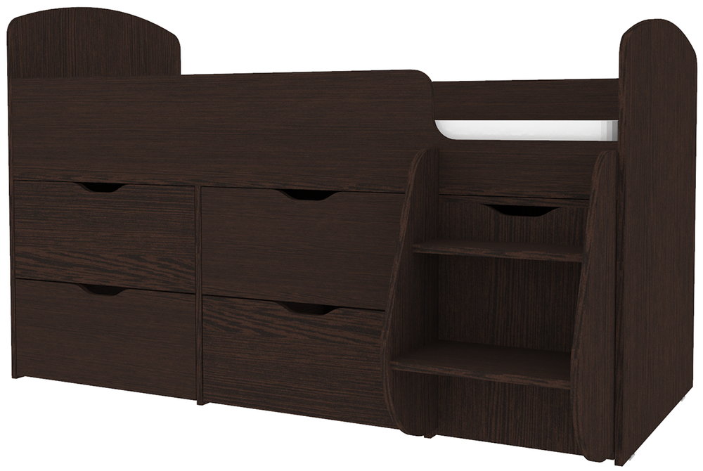 Кровать-чердак КарИВи Малыш 7 Венге Венге