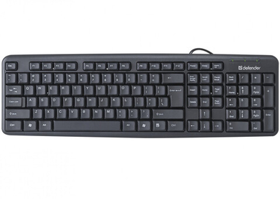 Клавиатура Defender Element HB-520U B Black, standart, USB