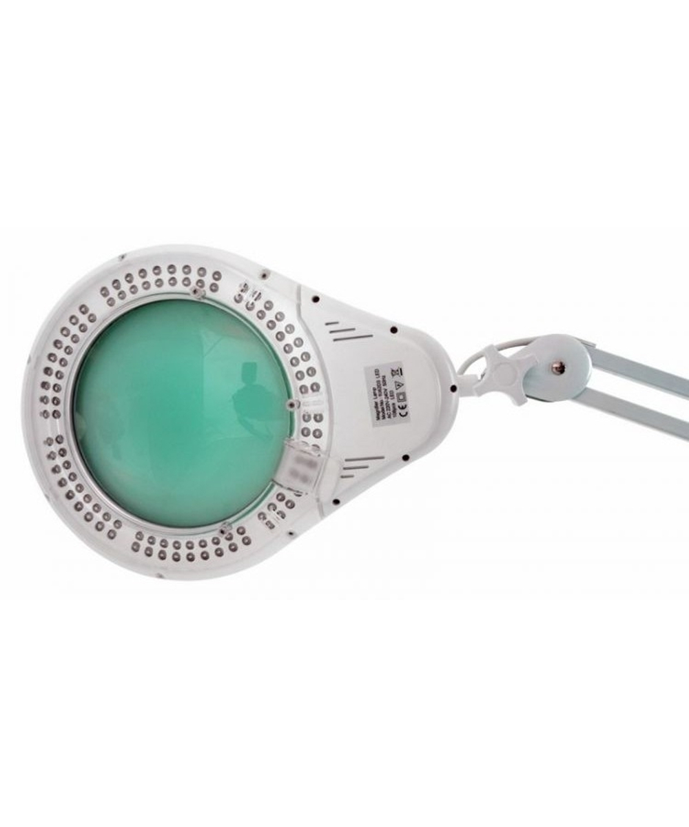 Rexant 31-0503 Лупа на струбцине  , круглая, 5D, с подсветкой 108 LED, белая