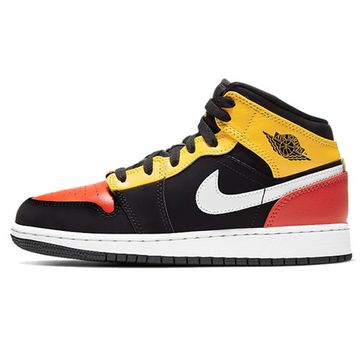 Иордания Air Jordan 1 Детские баскетбольные кроссовки МИД Топ Юнисекс