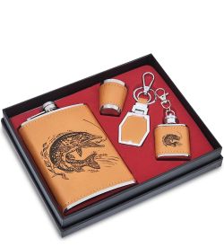 GT-87 Подарочный н-р фляжка с аксессуарами «Рыбак»