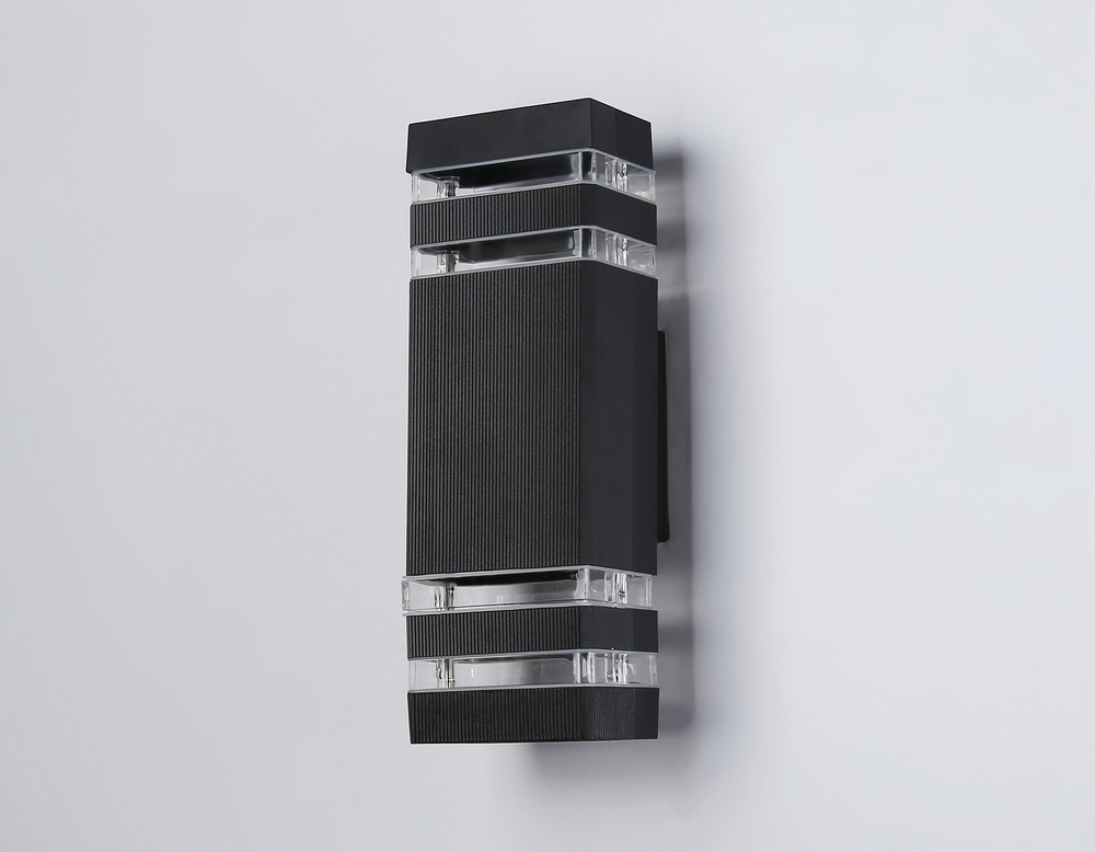 ST2574/2 BK/CL черный/прозрачный IP54 GU10/2 max 35W 310*110*65