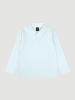 ПРЕДЗАКАЗ Поло с длинным рукавом Mjölk Голубой