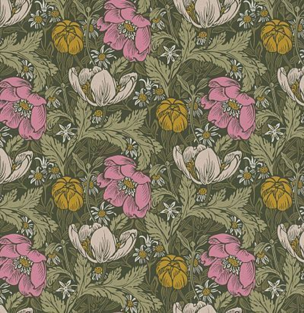 Обои с цветочным принтом CLA00016