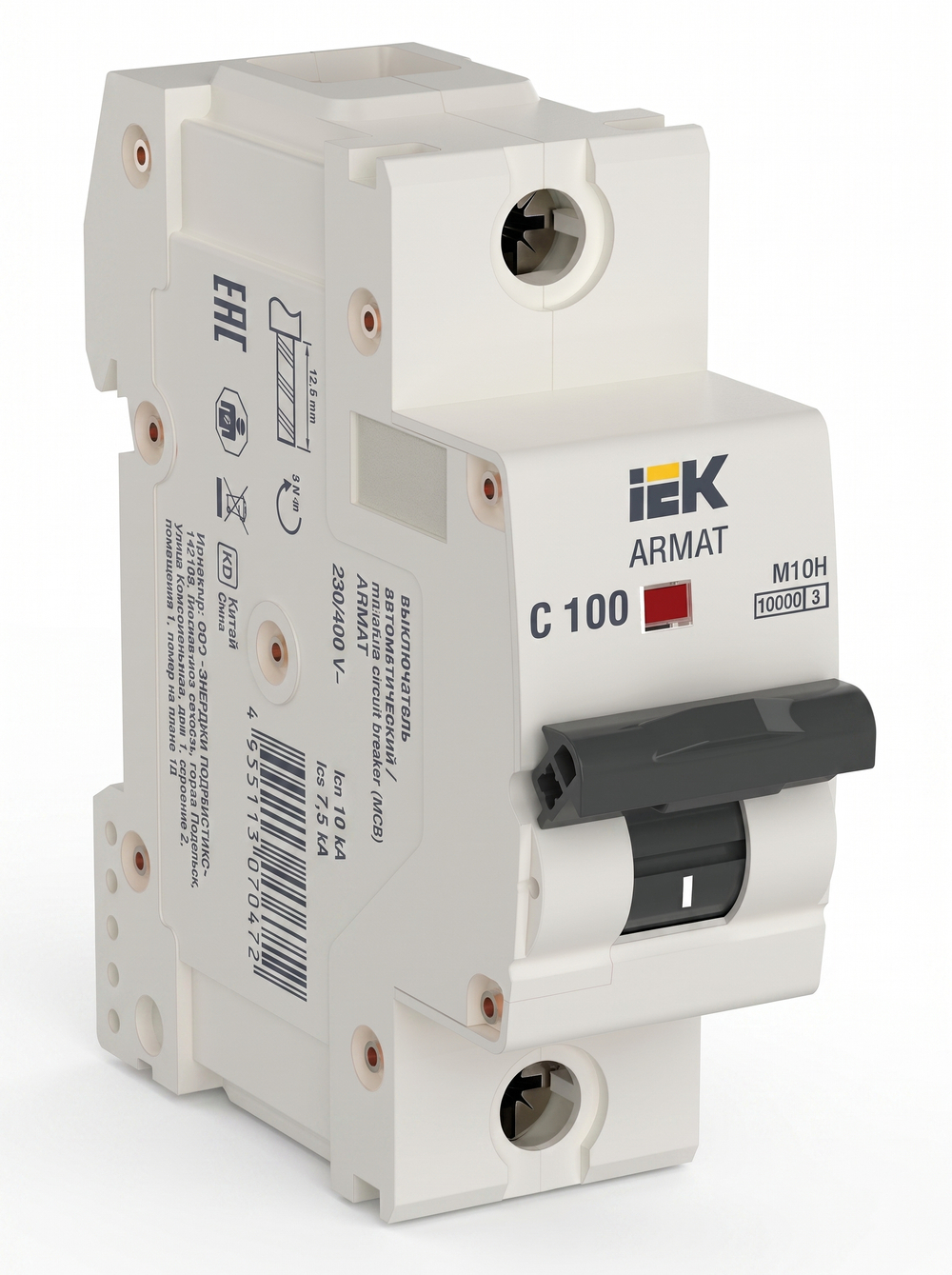 Авт. выкл. ARMAT M10H 1P C 100А IEK