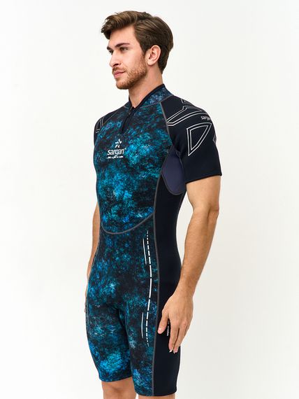 Гидрокостюм Sargan Nero 2.0 Shorty men 2 мм GalaxyAPE-09/черный