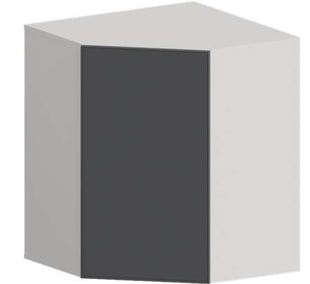 Кухня Модуль ШВУ 590 Белый / Графит Софт