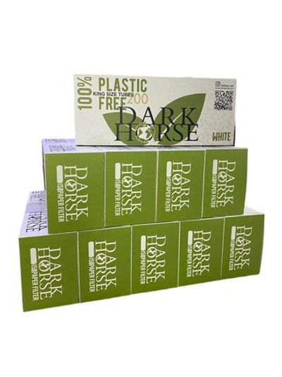 Гильзы для сигарет "Dark Horse" KS 8.1/15мм White 10х200шт (Комплект)