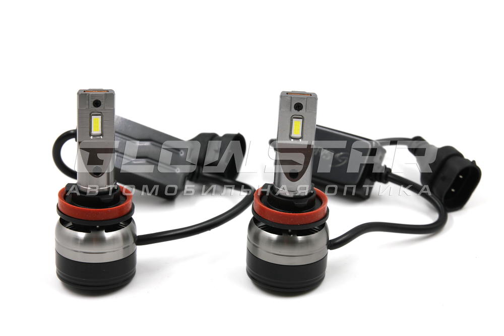 Светодиодные лампы H8/H9/H11/H16 F16 5500K, 12V, 40W (комплект, 2шт)