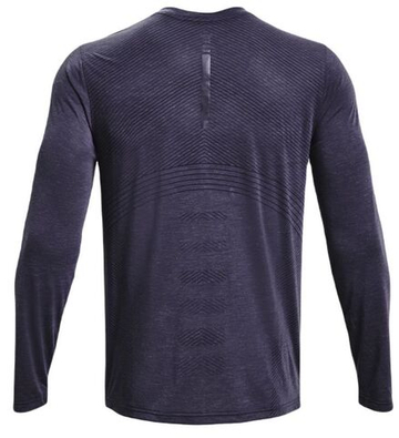 Мужская теннисная футболка теннисная Under Armour Men's UA Breeze Long Sleeve - черный