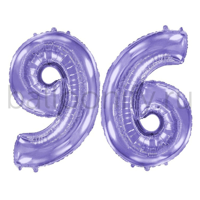 Шар ЦИФРА 6/9 Lilac 40" 102 см