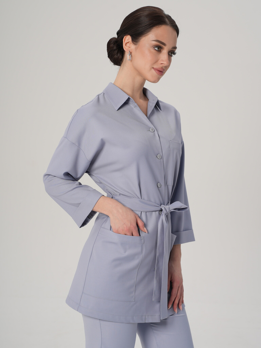 Блуза медицинская женская | Бл-367 3/4 статус премиум