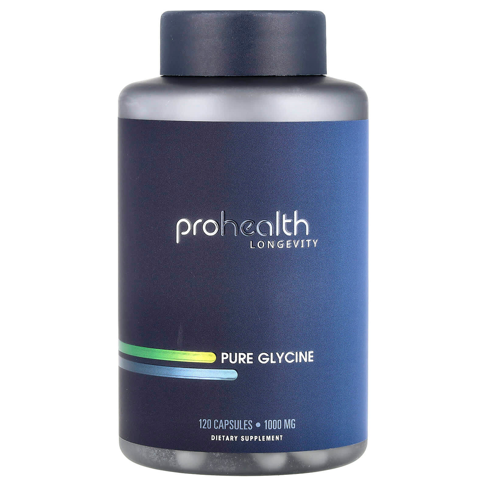 ProHealth Longevity, чистый глицин, 1000 мг, 120 капсул