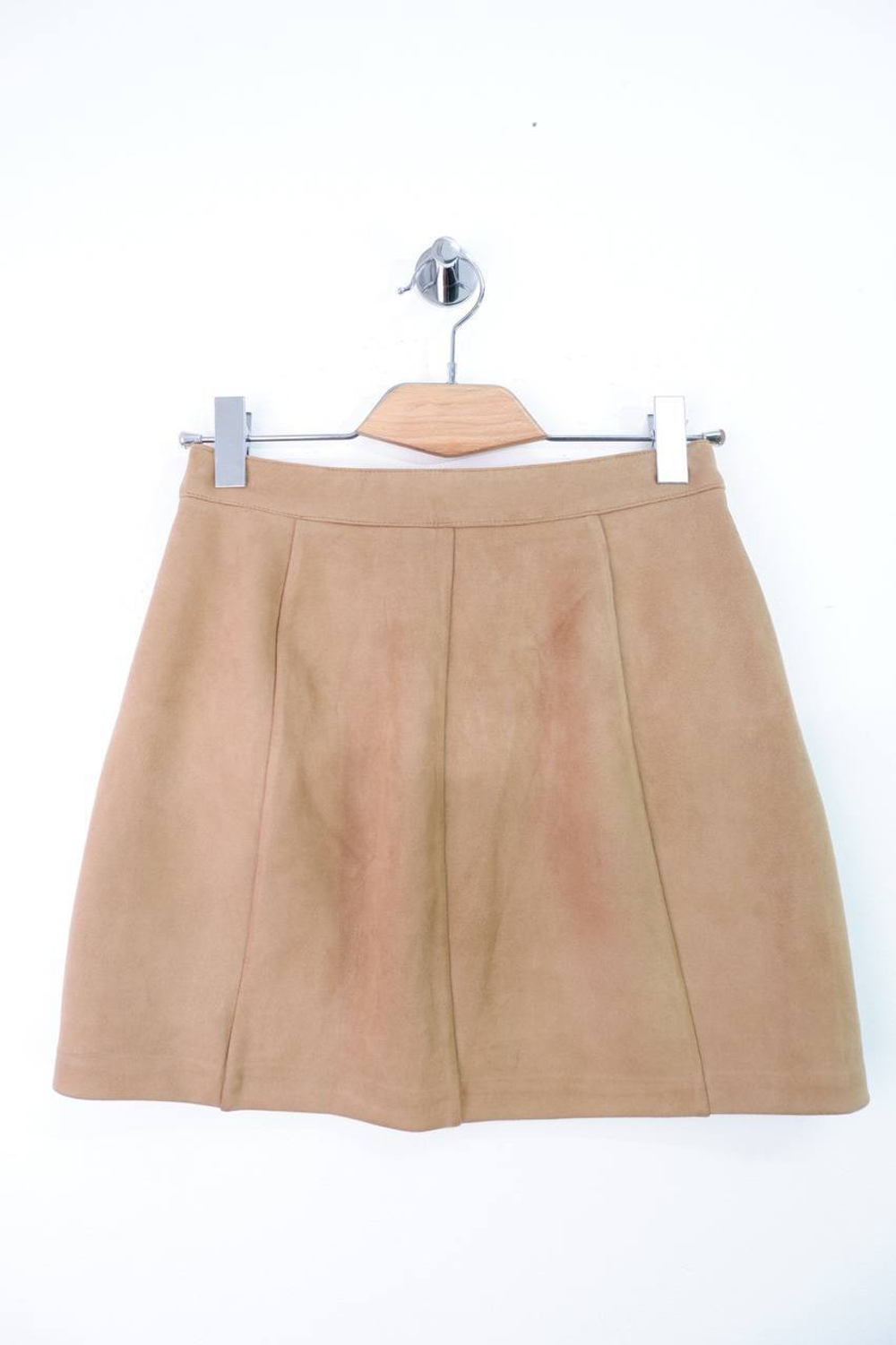 Юбка Stradivarius замшевая, маркировка 36, визуально 42 размер