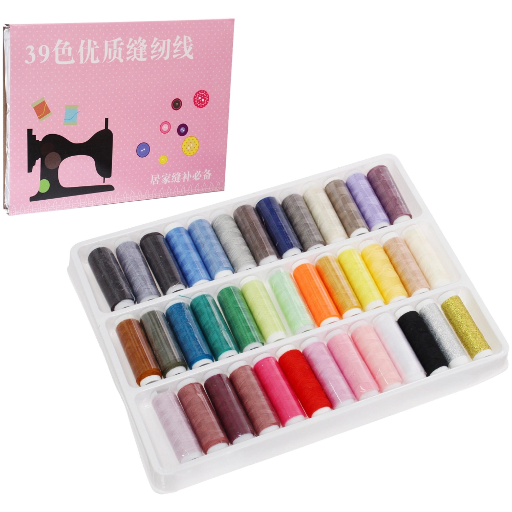 Нитки швейные в наборе 39шт «Favorite Hous», 200м (коробка)
