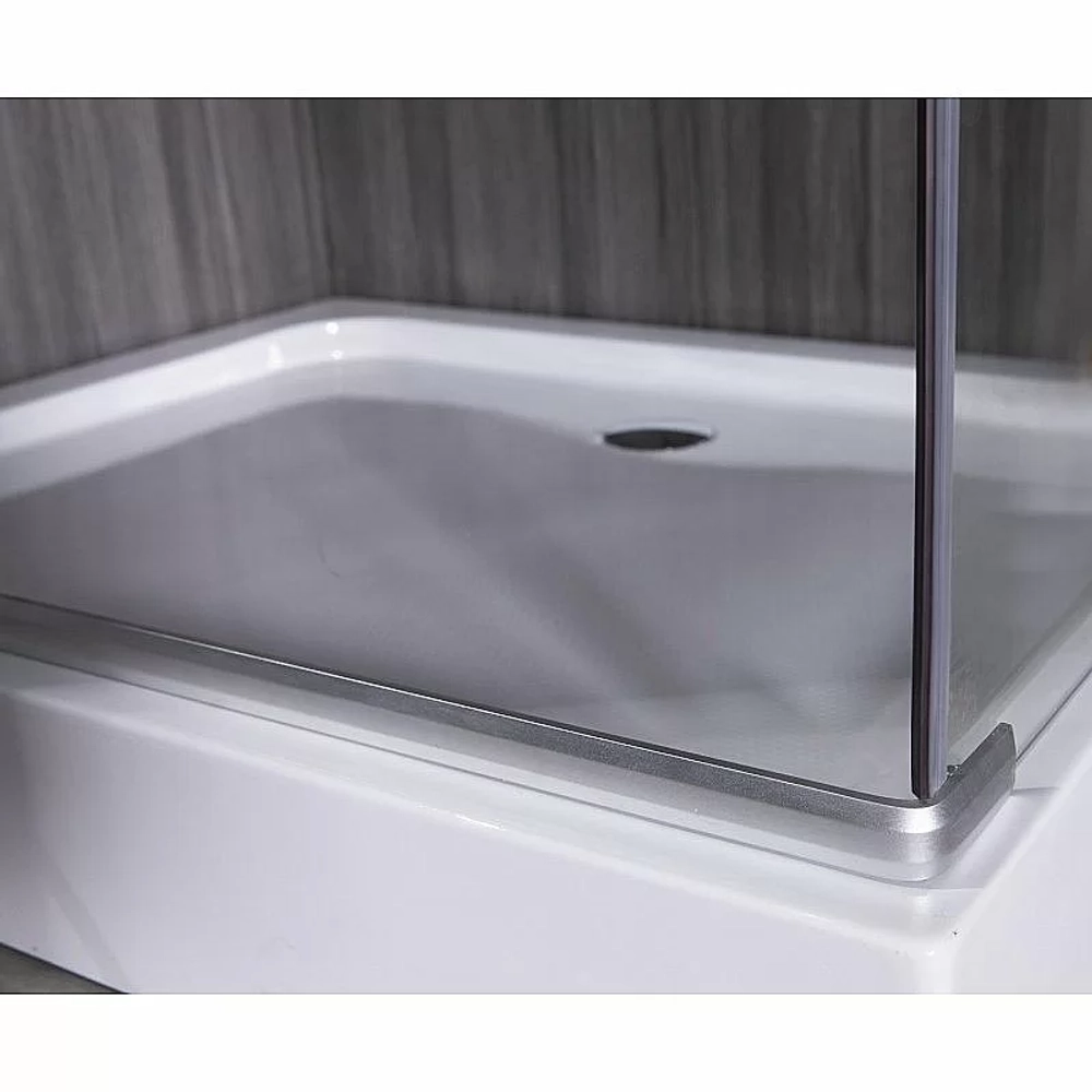Душевой уголок Esbano ESR-8180 ESUGR8180 120х80 стекло прозрачное/профиль хром