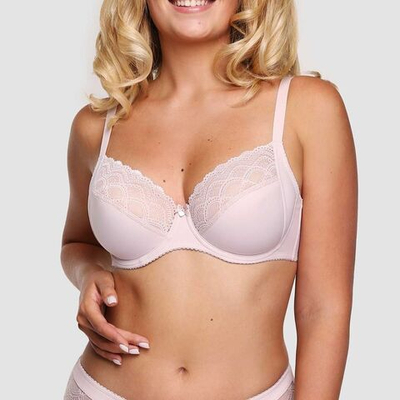 Лёгкий бюстгальтер с мягкой чашкой на каркасах (Размер: 80D) (Цвет: кофейный)