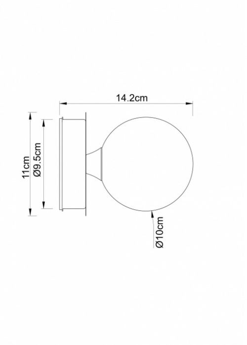 Настенный светильник Arte Lamp AQUA-BOLLA A5663AP-1CC
