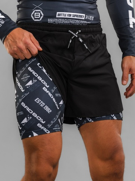 Шорты спортивные с легинсами Bad Boy Pro