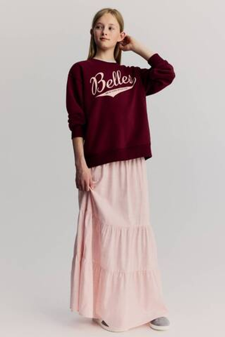 H&M Толстовка с принтом, темно-красный