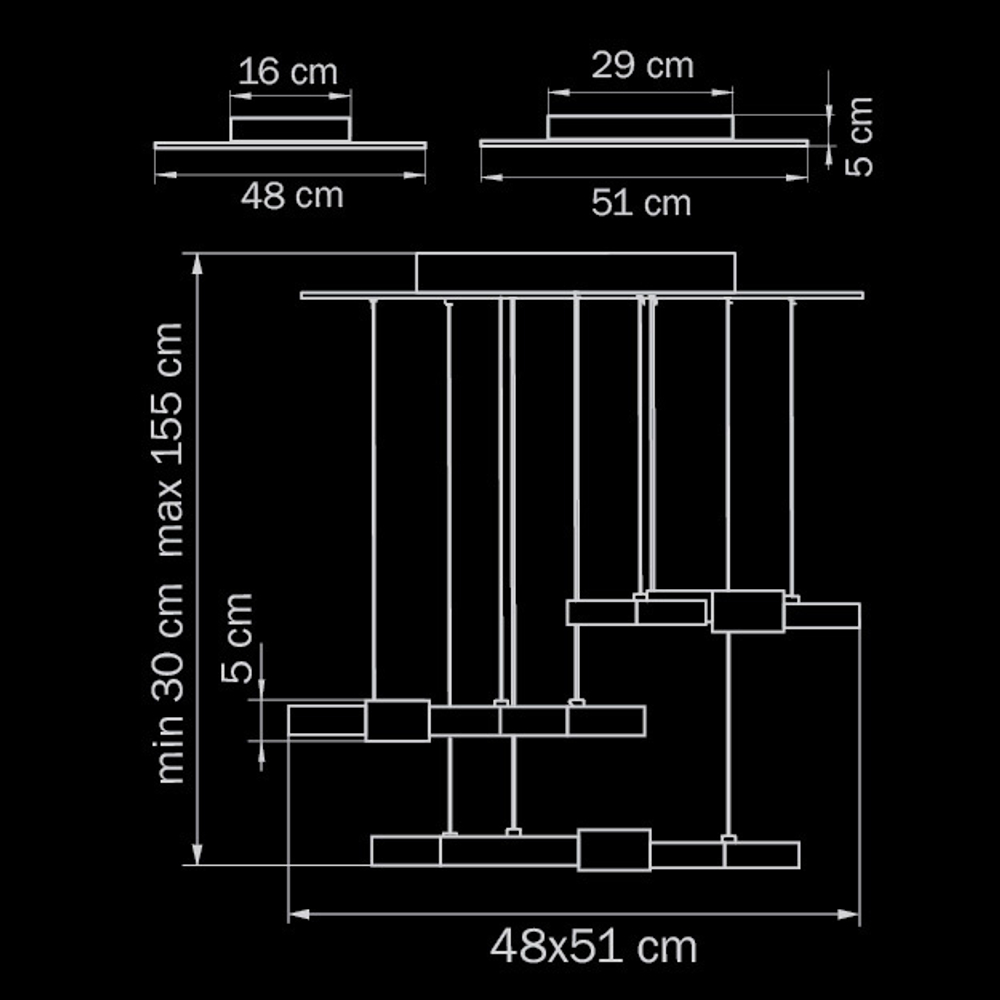 Подвесной светильник Lightstar Favo LED 750224