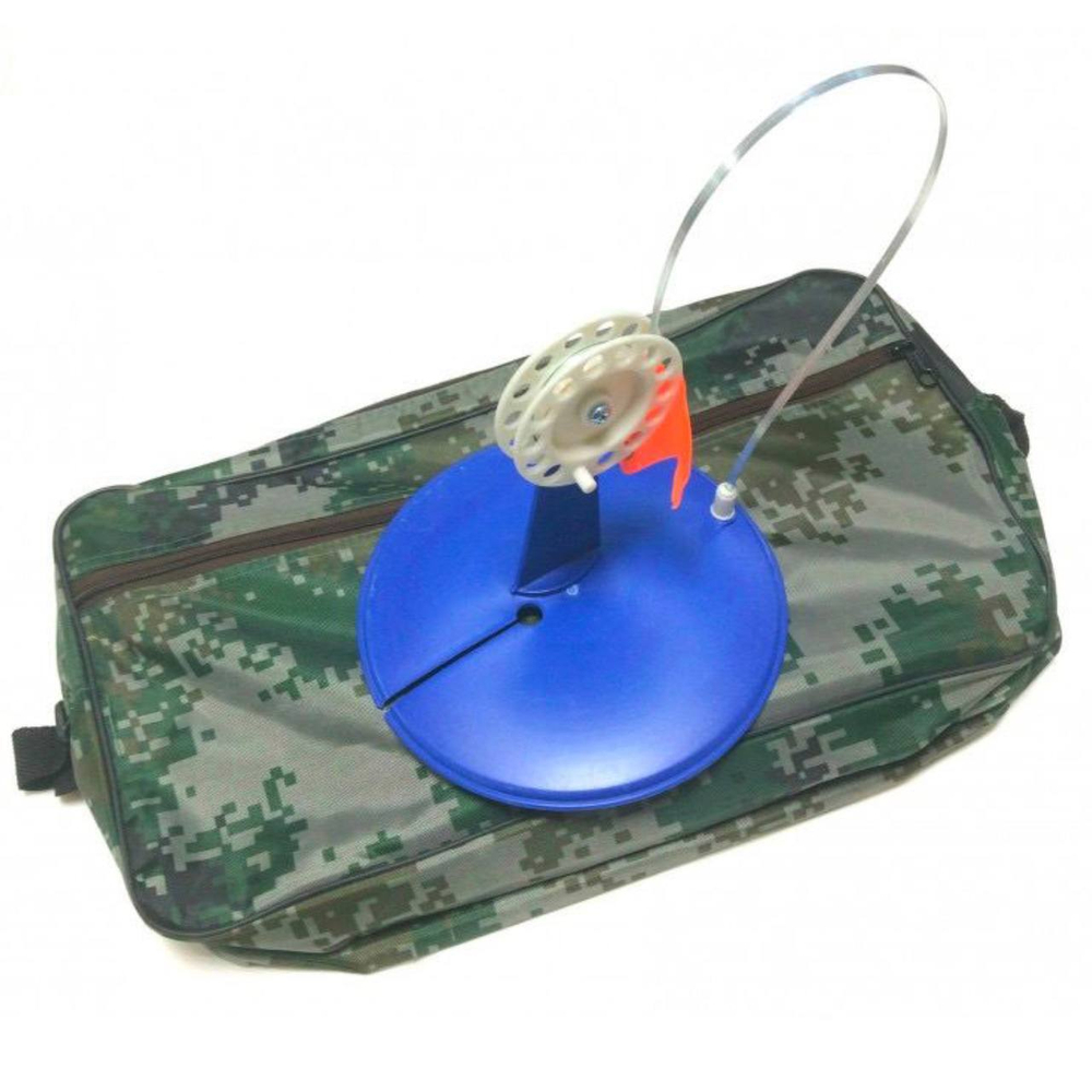 Жерлицы син неоснащ  прямые 10 шт прямоуг сумка