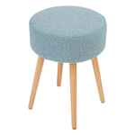 Табурет Bergenson Bjorn Carter, букле, серо-голубой