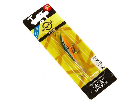 Балансир Lucky John FIN 5 с тр. 70мм/53 блистер