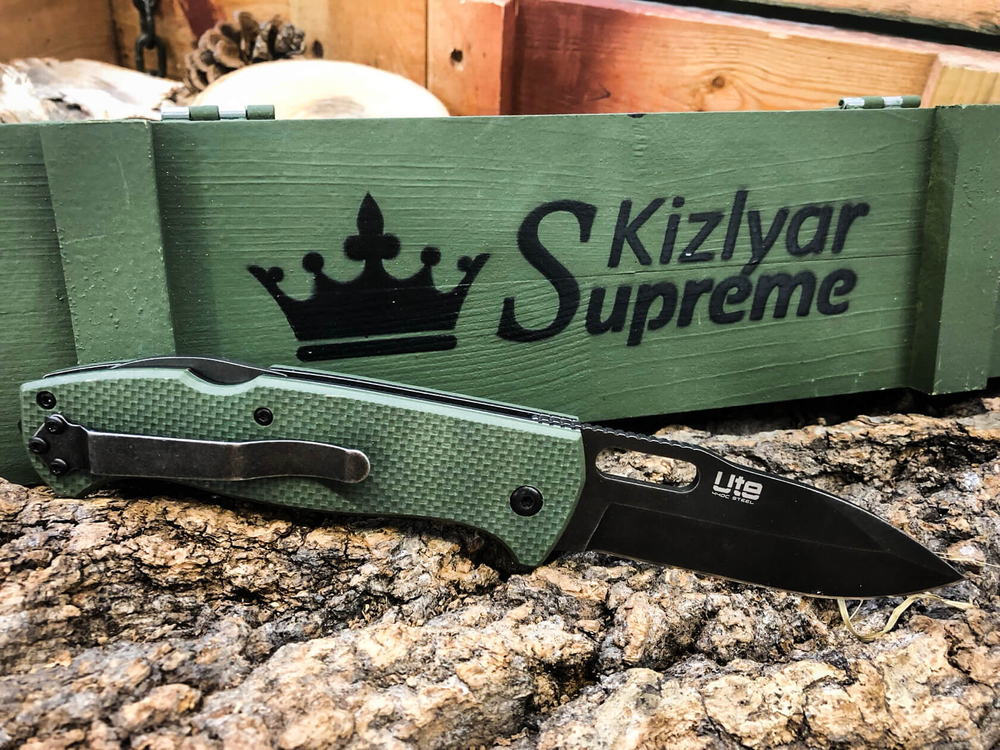 Складной нож Ute 440C BlackWash Green