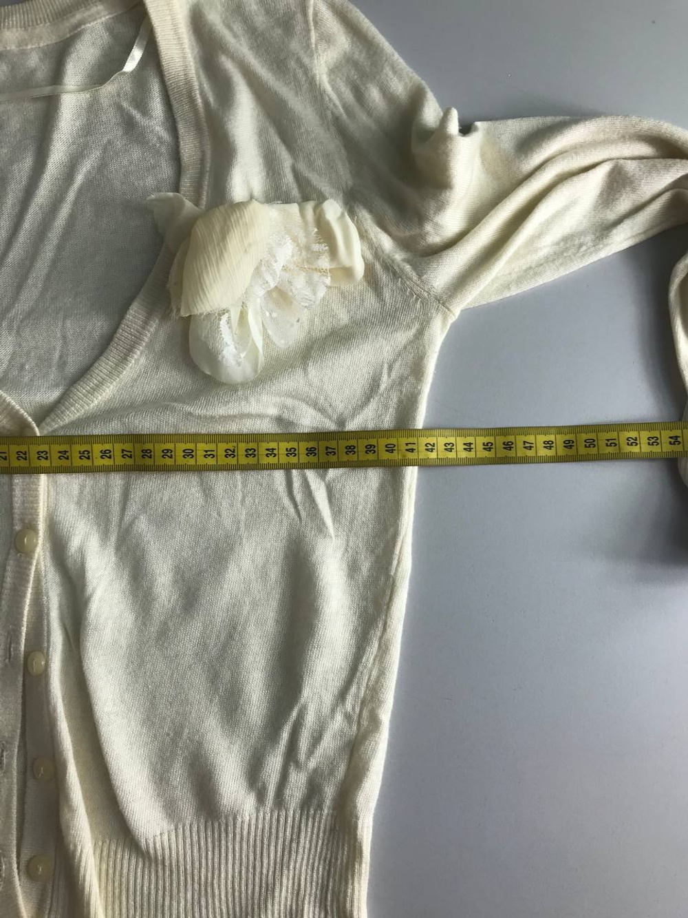 Кардиган для уютного образа, визуально на 42 размер