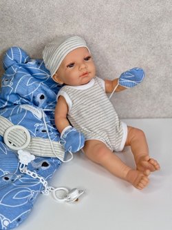 Кукла Marina and Pau 45cм Recien Nacido, виниловая (M1658K)