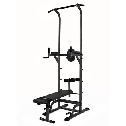 Турник-брусья DFC G-series с прямой скамьей с валиками