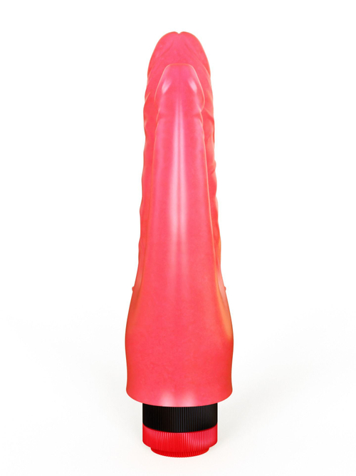 Двойной вибромассажёр LOVETOY розовый ПВХ, 17 см