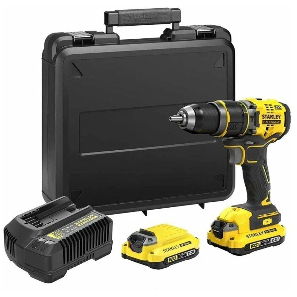 Аккумуляторная ударная дрель-шуруповерт STANLEY SFMCD721D2K (SFMCD721D2K-QW)