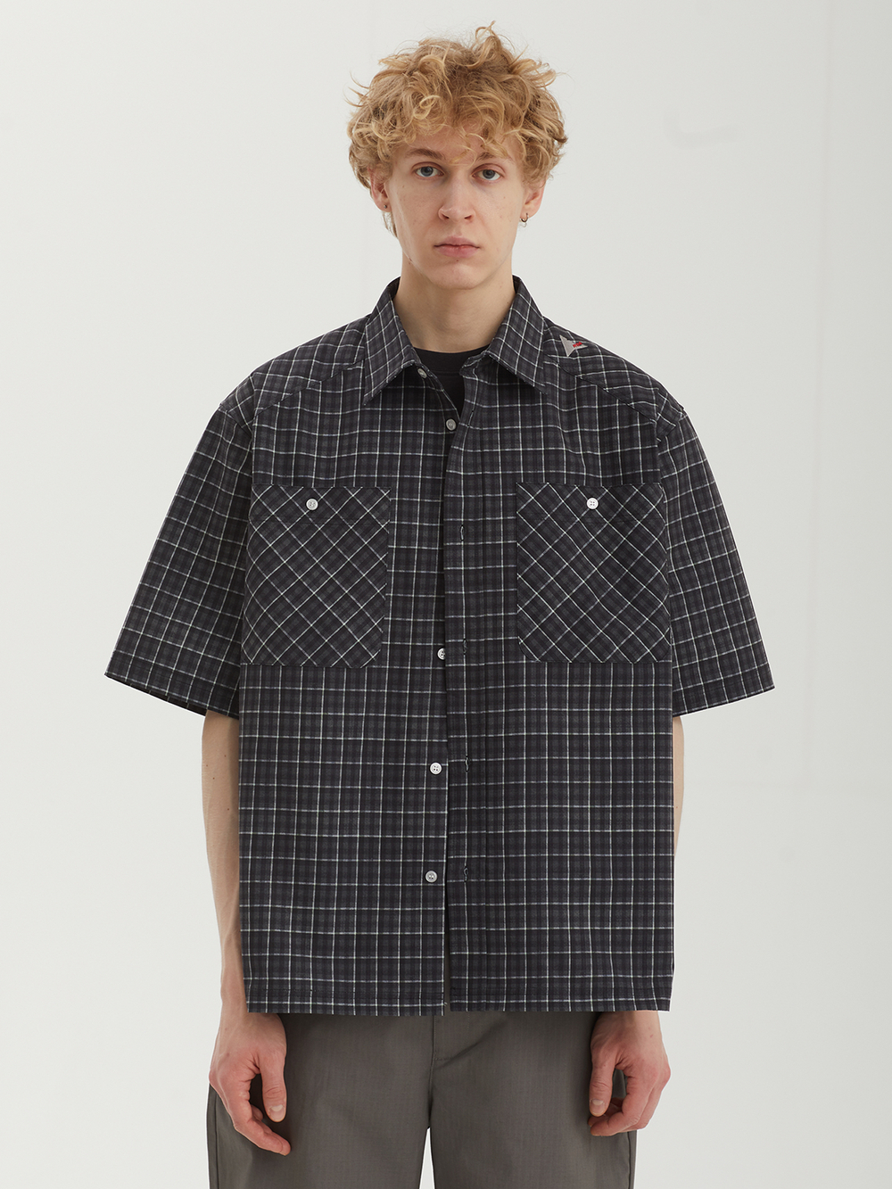 Мужская Рубашка Aair Floweave Printed Check