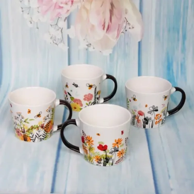 Кружка керамическая 300мл «Цветочный луг»