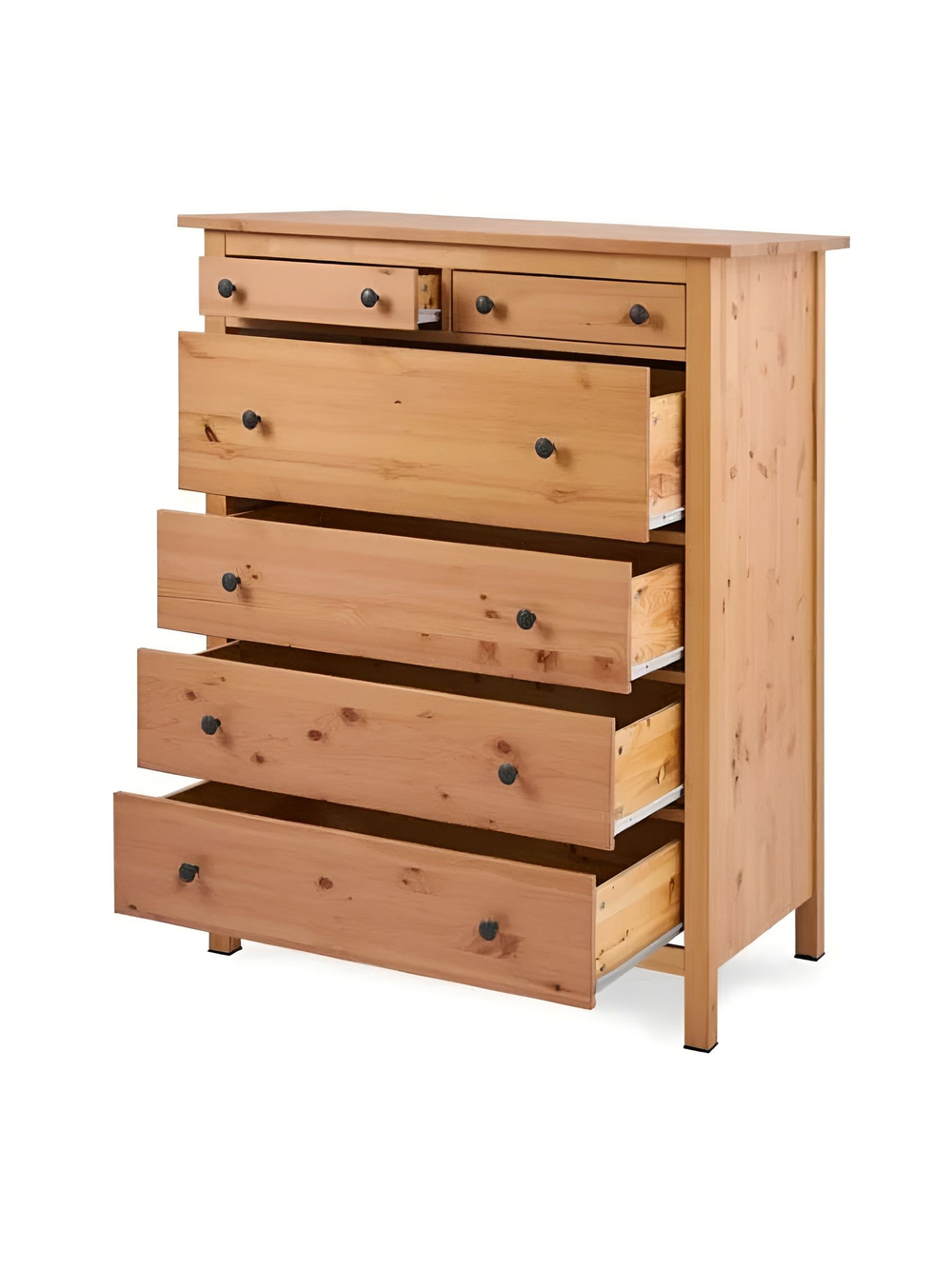 IKEA Комод HEMNES 2 ящика, 54*66*38, белый, КЫМОР (ХЕМНЕС ИКЕА)