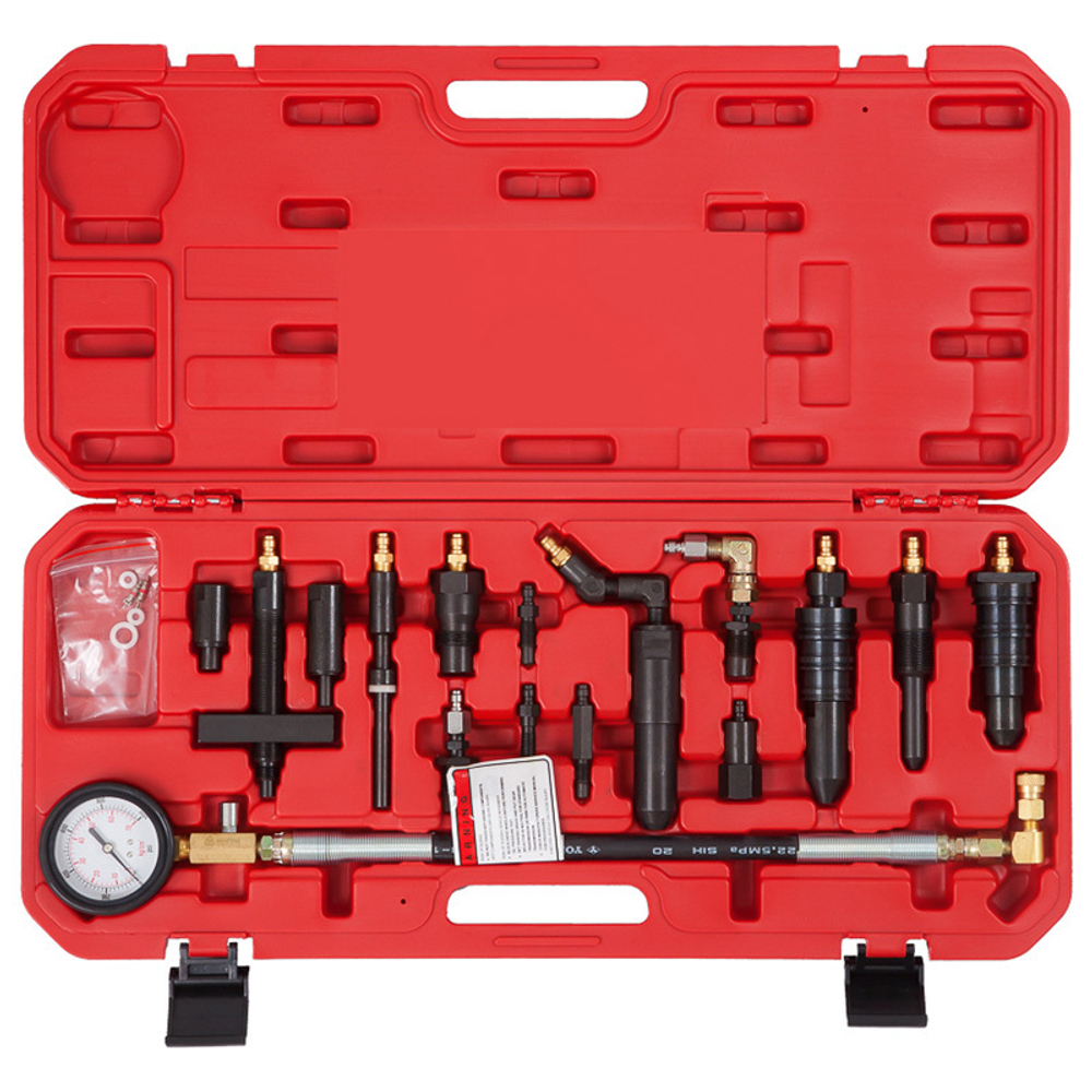 Компрессометр дизельный, 0-70 атм, комплект адаптеров МАСТАК 120-12070C