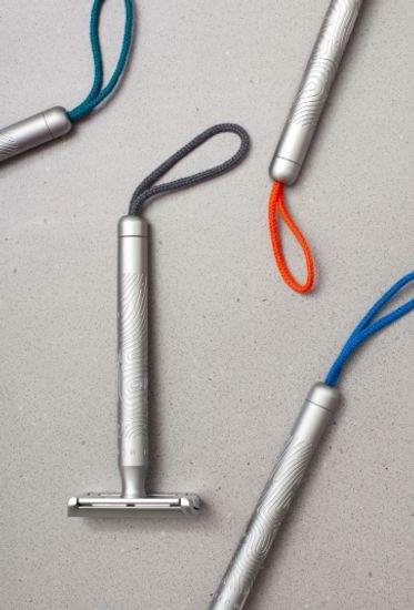 Т-образная бритва (станок) MUEHLE COMPANION, серый акцент