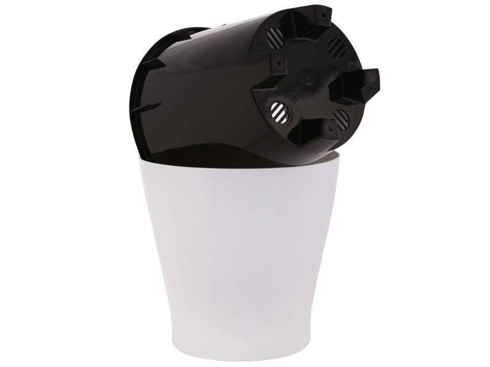 Горшок цветочный Лея 5л двойной (белый)