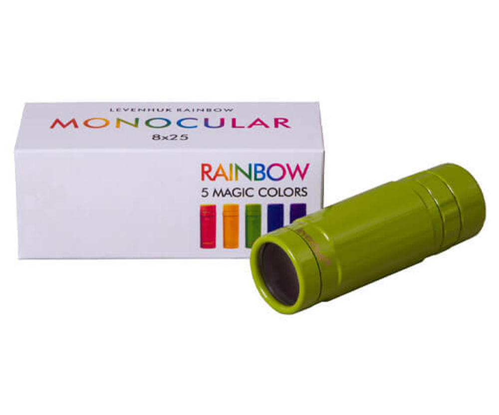 Монокуляр Levenhuk Rainbow 8x25 Lime - фото 6