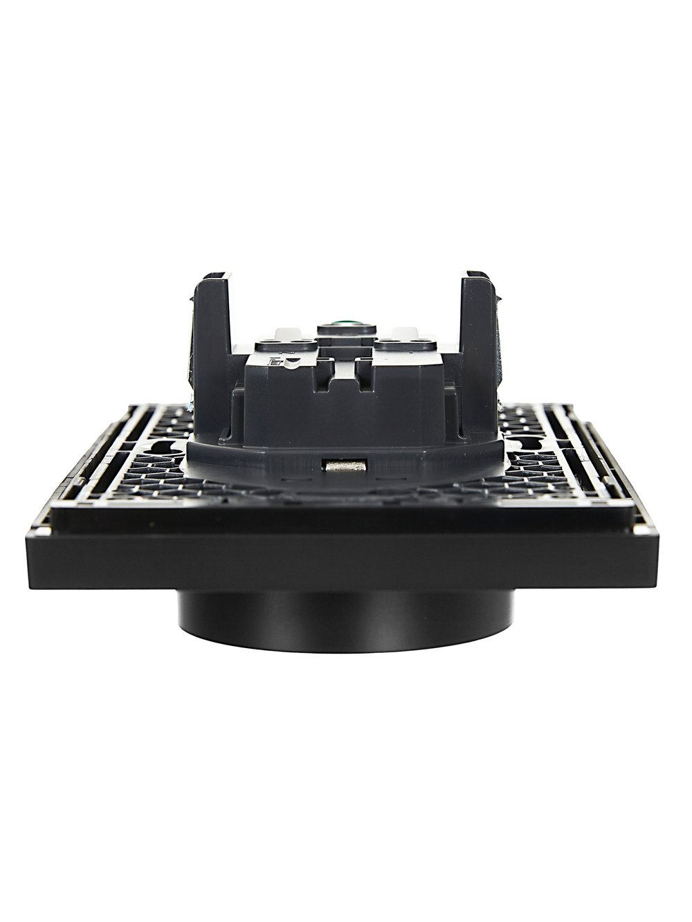 FORTE&PIANO Розетка 2-местная с заземлением с защитными шторками безвинтовое крепление 16А FP123 черный IEK