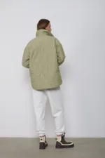 Куртка-рубашка Alexandra Talalay стёганая AW015 фисташковая